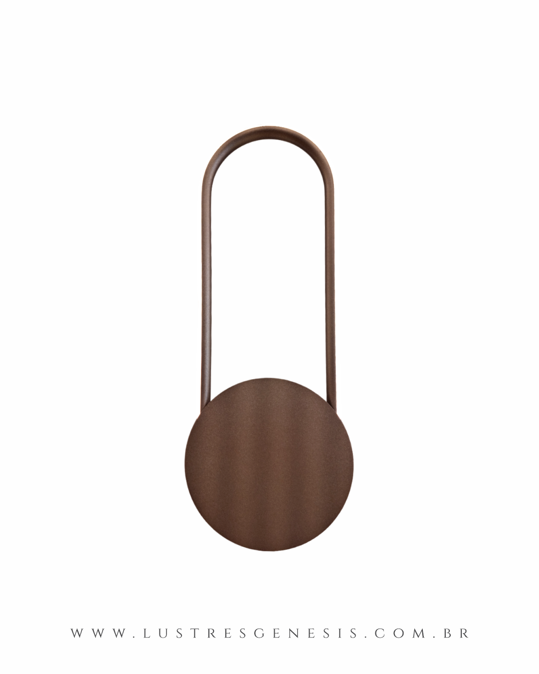 Arandela moderna Pops marrom da marca Sindora, ideal para quarto, sala de estar, lavabo e varanda. DCB015076  Lustres Gênesis - o melhore site da Internet para comprar Lustre